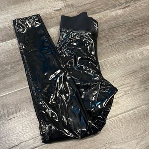 Black patent legging NWT